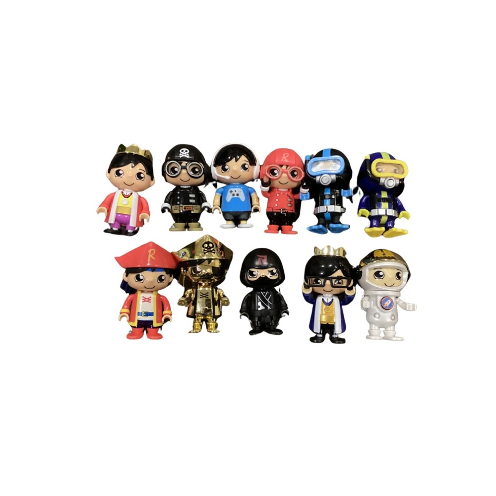 Ryan's World Action Figures Lot of 11